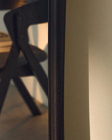 Зеркало из черного тикового дерева Alura 158 x 61 см