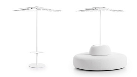 Уличный зонт со столиком Ø50