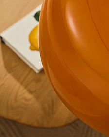 Подвесной светильник Reig из оранжевого стекла Ø 38 см