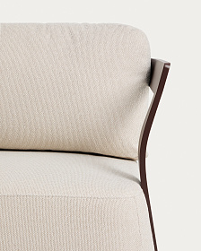 Уличное кресло Tamaris из алюминия коричневого цвета