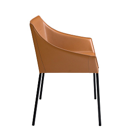 Стул 4144/DC931A коричневый из экокожи