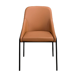 Стул 4161 из оранжевой экокожи