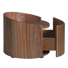 Прикроватная тумбочка с ящиком 7130/OL-DW53R