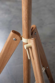 Торшер Tripod 153 см абажур лен