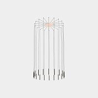 Подвесной светильник Candle 18 черный 0-10V