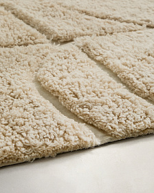 Nak Ковер шерстяной цвета экрю 160 x 230 см