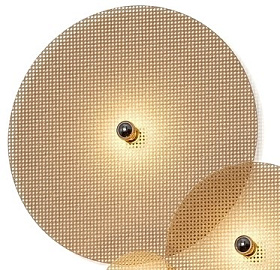 Бра Tan Tan A1053/5 см золотой металл + 1125/90 см черный ротанг 