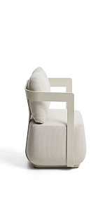 Уличное кресло Tamaris из алюминия цвета экрю