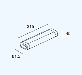 Бра для ванной Toi LED Small 05-7831-21-M1