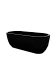Кашпо Vases Nano матовое черное 14x33x12