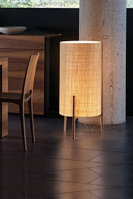 Торшер Greta натуральный дуб/saguran