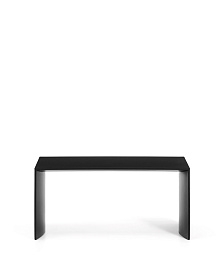 Черный лакированный журнальный столик Litto из МДФ, 90 x 45 см