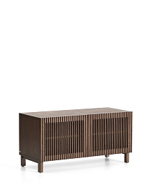 Тумба для обуви Beyla из ясеня с отделкой под орех