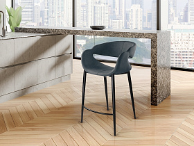 Giro II Полубарный стул темно-синий