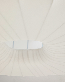 Подвесной светильник Somar из синтетических волокон и стали диаметром 76 см