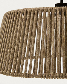 Абажур подвесного светильника Aldet из серого веревочного шнура Ø46 см