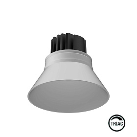 Встраиваемый светильник ELIOS BELL IP20 10W белый 15є 2700K TRIAC