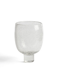 Ваза Sirau из прозрачного стекла, диаметр 24 см