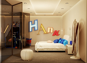 Напольный светильник LETTER H GRAPHIC