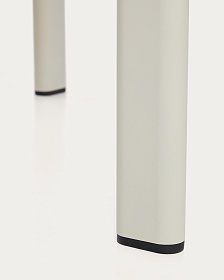 Уличный стол Anafi с бежевой столешницей из спеченного камня, 220 x 100 см