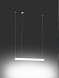 Подвесной светильник Bath A Led 90 см серебряный