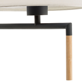 Бра Ron темно-серый / бежевый