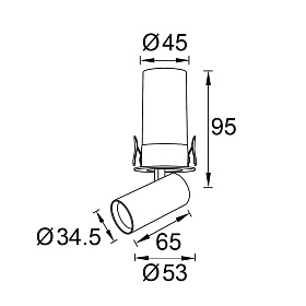 9143 Встраиваемый светильник GARDA