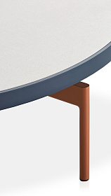 Круглый журнальный столик Onde Ø120x36 