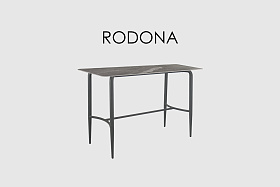 Барный стол RODONA CARBON MATTE