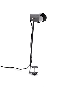 Настольная лампа Jula с зажимом из черного металла