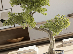 Bankan II bonsai 49cm Искусственное растение
