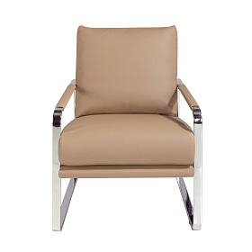 Кресло SF399/5046 из экокожи цвета норки