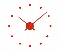 Часы Oj Red 80 см (красный)