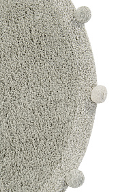 Ковер с помпонами оливковый 120D