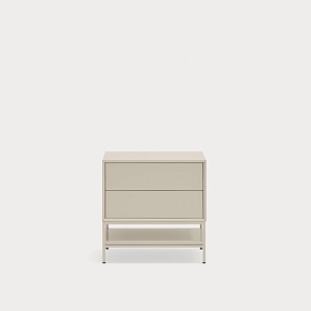 Тумба прикроватная Platt 2Dr песочная