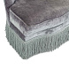 Синее бархатное кресло Velvet