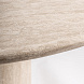 Обеденный стол из бежевого травертина THIENNES