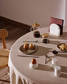 Cinderella Подставка из белого мрамора