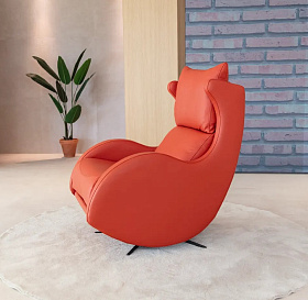 Кресло-реклайнер Lenny из экокожи