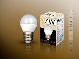 Лампа-мини LED 3000K 7W E27