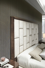 Кровать с мягким изголовьем Bond BOQP11