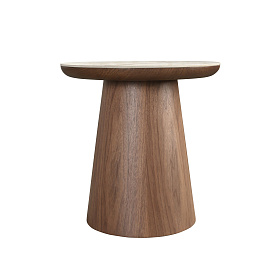 Приставной столик 2159 из керамики в мраморной отделке и ореха