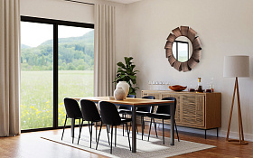 Зеркало Brisa XL в раме из орехового дерева