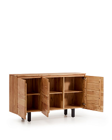 Сервант Uxue из массива акации с беленой отделкой 150 x 88