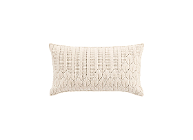 Подушка декоративная Chaddar белая 60x35