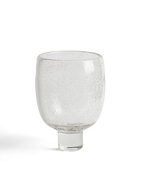 Ваза Sirau из прозрачного стекла, диаметр 24 см