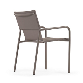 Zaltana Алюминиевый стул для улицы коричневый матовый цвет