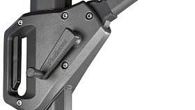 Зонт Voyager T1 антрацит — светло-серый 250 x 250 (с основанием и чехлом)