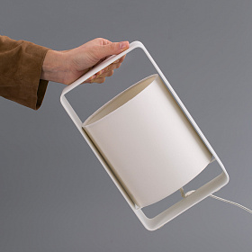 Настольная лампа Lula-P белая