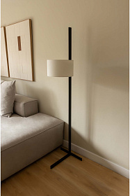 Напольная лампа STAND UP черного цвета 1xE27